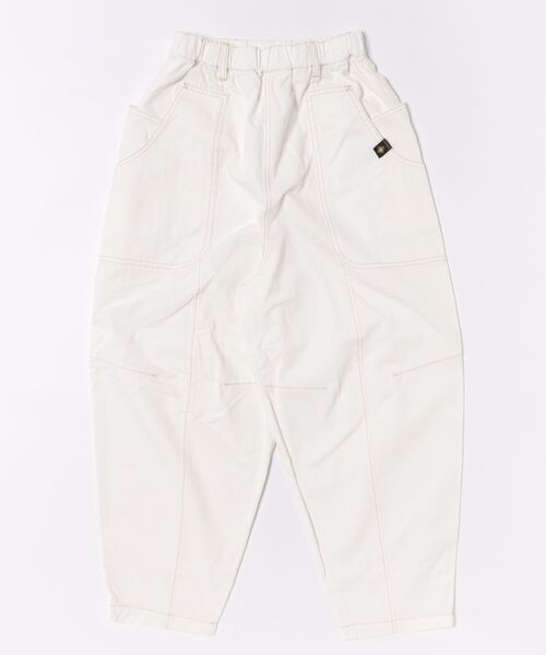 チチカカ（チチカカ）の「デニム切替テーパードパンツ（その他パンツ・レディース・オフホワイト/ブラック/インディゴブルー・FREE）」の20枚目の写真