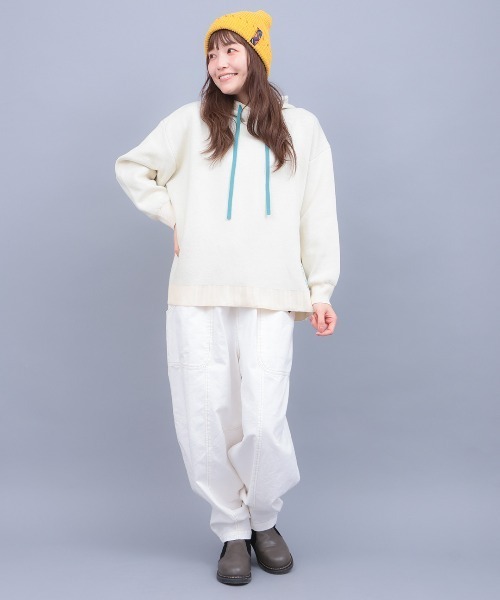 チチカカ(チチカカ)の「デニム切替テーパードパンツ(その他パンツ・レディース・オフホワイト/ブラック/インディゴブルー・FREE)」の21枚目の写真