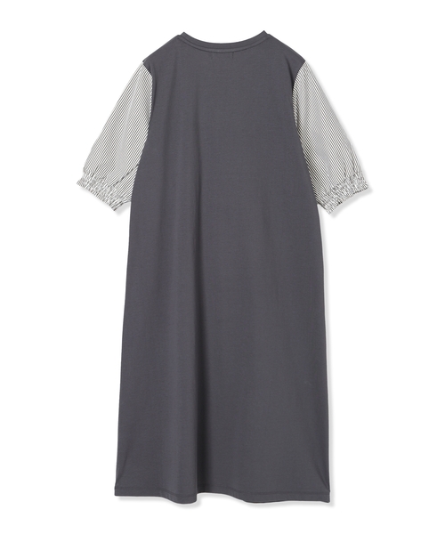 DECOY SINCE 1981（デコイシンスイチキュウハチイチ）の「2025年夏【接触冷感】切替ワンピース（ワンピース・レディース・チャコールグレー/ネイビー・M/L/LL）」の4枚目の写真