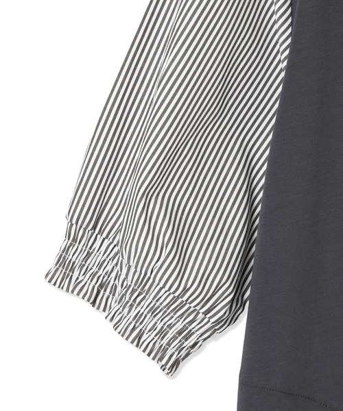 DECOY SINCE 1981（デコイシンスイチキュウハチイチ）の「2025年夏【接触冷感】切替ワンピース（ワンピース・レディース・チャコールグレー/ネイビー・M/L/LL）」の6枚目の写真