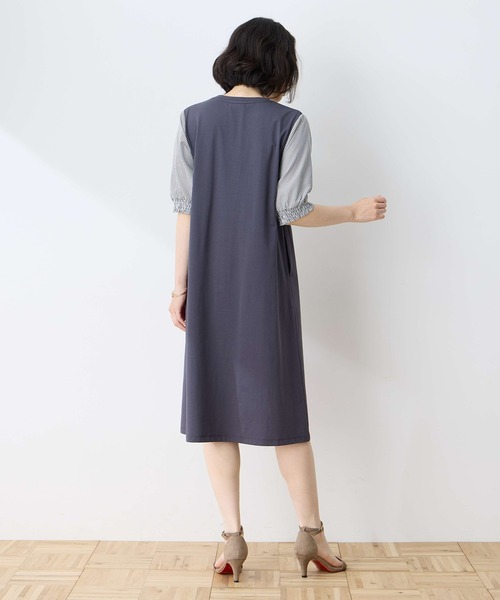 DECOY SINCE 1981（デコイシンスイチキュウハチイチ）の「2025年夏【接触冷感】切替ワンピース（ワンピース・レディース・チャコールグレー/ネイビー・M/L/LL）」の22枚目の写真