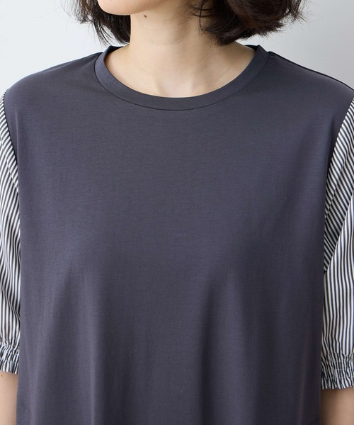 DECOY SINCE 1981（デコイシンスイチキュウハチイチ）の「2025年夏【接触冷感】切替ワンピース（ワンピース・レディース・チャコールグレー/ネイビー・M/L/LL）」の12枚目の写真