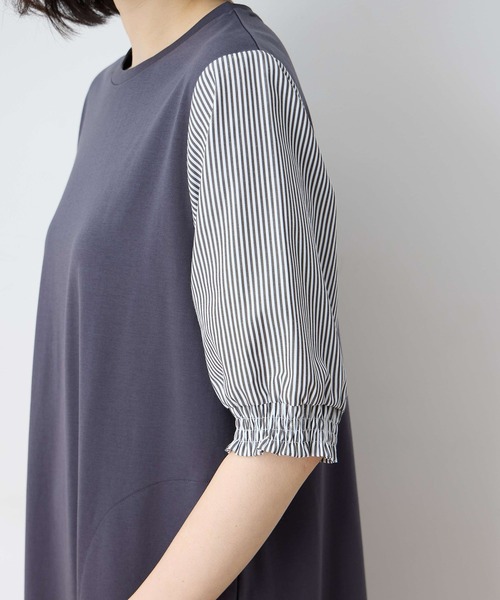DECOY SINCE 1981（デコイシンスイチキュウハチイチ）の「2025年夏【接触冷感】切替ワンピース（ワンピース・レディース・チャコールグレー/ネイビー・M/L/LL）」の13枚目の写真