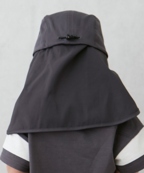 petit main（プティマイン）の「撥水日除けジェットキャップ（キャップ・キッズ・ラベンダー/チャコール/キナリ/カラフル・52cm/50cm/54cm）」の12枚目の写真