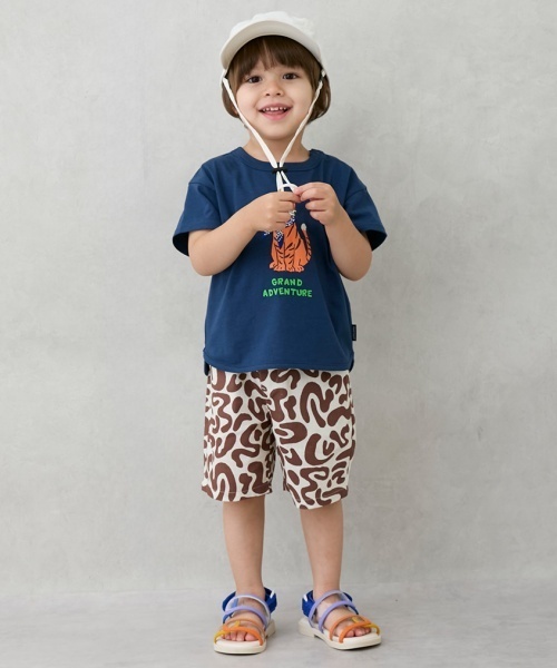 petit main（プティマイン）の「撥水日除けジェットキャップ（キャップ・キッズ・ラベンダー/チャコール/キナリ/カラフル・52cm/50cm/54cm）」の14枚目の写真