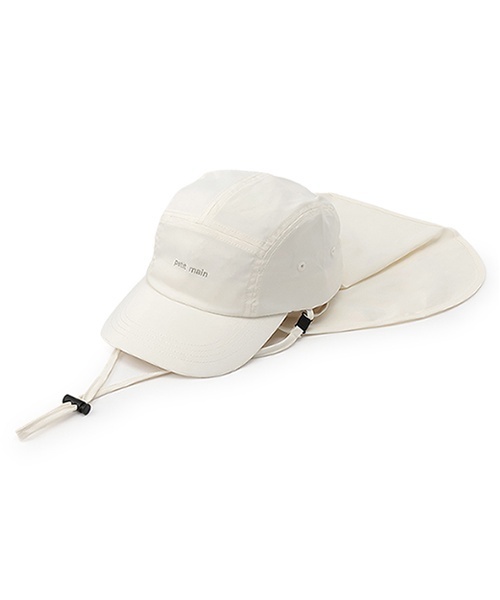 petit main（プティマイン）の「撥水日除けジェットキャップ（キャップ・キッズ・ラベンダー/チャコール/キナリ/カラフル・52cm/50cm/54cm）」の16枚目の写真