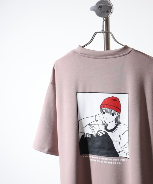 Red Cap Girl(レッドキャプガール)の「RED CAP GIRL RCGポンチバックプリントTシャツ(Tシャツ/カットソー・メンズ・ライトグレー系1/チャコールグレー/ブルー系2/ブラック系2/ピンク系1/ブルー系1/ピンク系2/ホワイト系1/ホワイト系2/グリーン/ブラック系1/ライトグレー系2・M/L)」の11枚目の写真