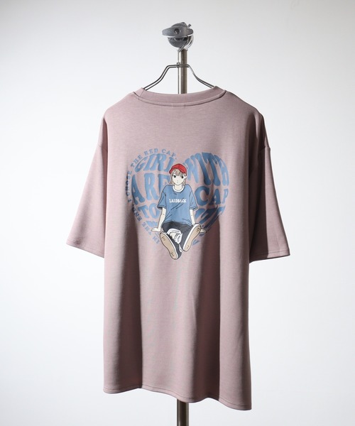 Red Cap Girl(レッドキャプガール)の「RED CAP GIRL RCGポンチバックプリントTシャツ(Tシャツ/カットソー・メンズ・ライトグレー系1/チャコールグレー/ブルー系2/ブラック系2/ピンク系1/ブルー系1/ピンク系2/ホワイト系1/ホワイト系2/グリーン/ブラック系1/ライトグレー系2・M/L)」の20枚目の写真