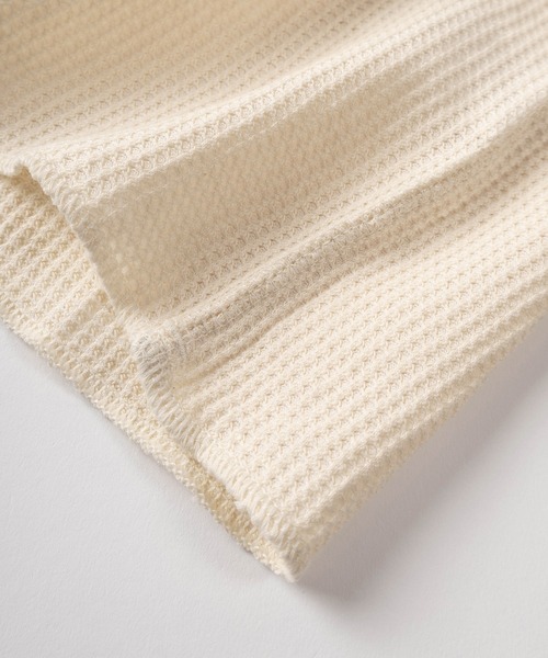 JEMORGAN（ジェーイーモーガン）の「【87】【JEMORGAN/ジェーイーモーガン】ワッフル/フライス ヘンリーネック ロングスリーブ Tシャツ/無地T/パックT/インナーウェア（Tシャツ/カットソー・メンズ・グレー/オフホワイト/カーキ/ネイビー/ホワイト/ブラック/チャコールグレー/ホワイト系その他/ダークグレー/ブラック系その他/グレー系その他・M/L/XL/S）」の15枚目の写真