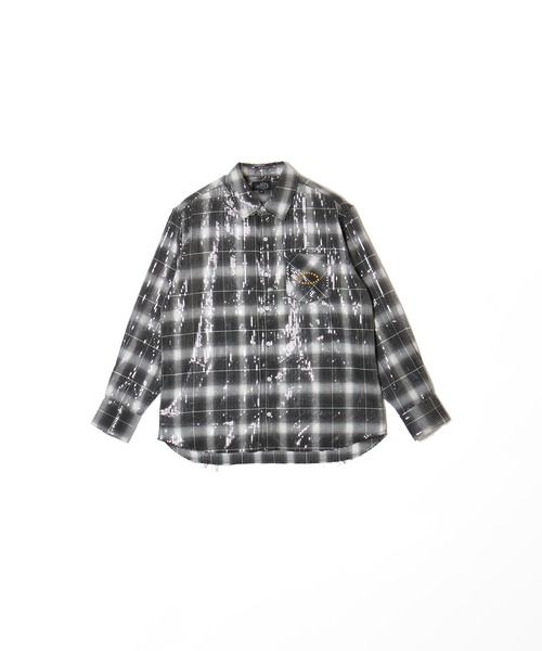 AFB（エーエフビー）の「SPANGLE SHIRTS L/S（シャツ/ブラウス・メンズ・オレンジ/ブラック・M/L）」の11枚目の写真