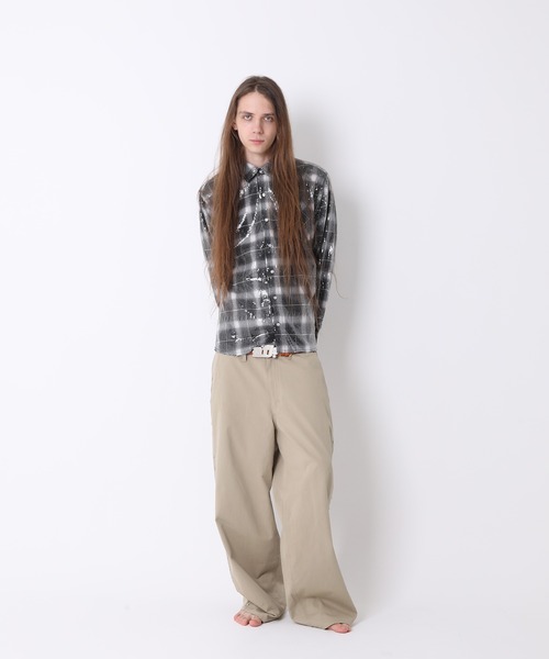 AFB（エーエフビー）の「SPANGLE SHIRTS L/S（シャツ/ブラウス・メンズ・オレンジ/ブラック・M/L）」の8枚目の写真