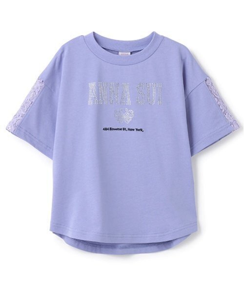 ラインストーンロゴTシャツ（Tシャツ/カットソー）｜ANNA SUI