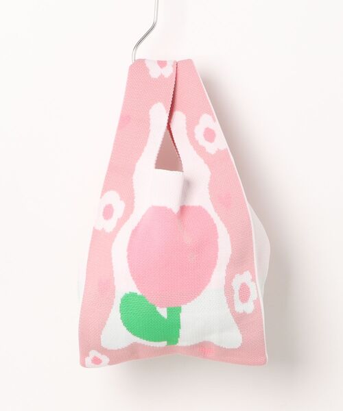 tone(トーン)の「【88eighty-eight】ピンクCUTEチューリップミニニットハンドバッグ【import】(MA)(ハンドバッグ・レディース・ピンク・FREE)」の9枚目の写真