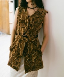 sahara | Multi Way Jacquard Vest/マルチウェイジャガードベスト(ベスト)