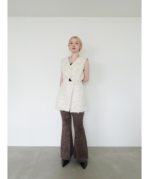 Multi Way Jacquard Vest（ベスト）｜sahara（サハラ）の