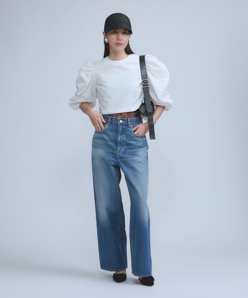 Chaos（カオス）の「Chaos(カオス)/◆WHY NOT NOW◆リバーランチデニム　【セットアップ可】（デニムパンツ・レディース・ブルー・34/36/38）」の2枚目の写真