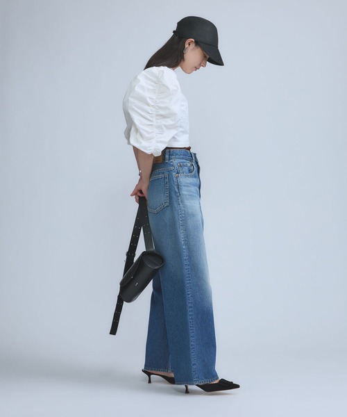 Chaos（カオス）の「Chaos(カオス)/◆WHY NOT NOW◆リバーランチデニム　【セットアップ可】（デニムパンツ・レディース・ブルー・34/36/38）」の3枚目の写真