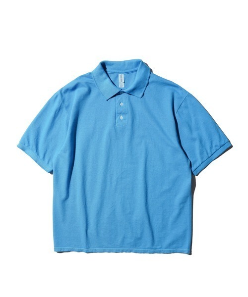 JERZEES(ジャージーズ)の「JERZEES / ジャージーズ OVER DYE 6.5OZ POLO SHIRTS オーバーダイ ポロシャツ(ポロシャツ・メンズ・パープル/ピンク/ブラック/ターコイズブルー・MEDIUM/LARGE/X-LARGE)」の3枚目の写真