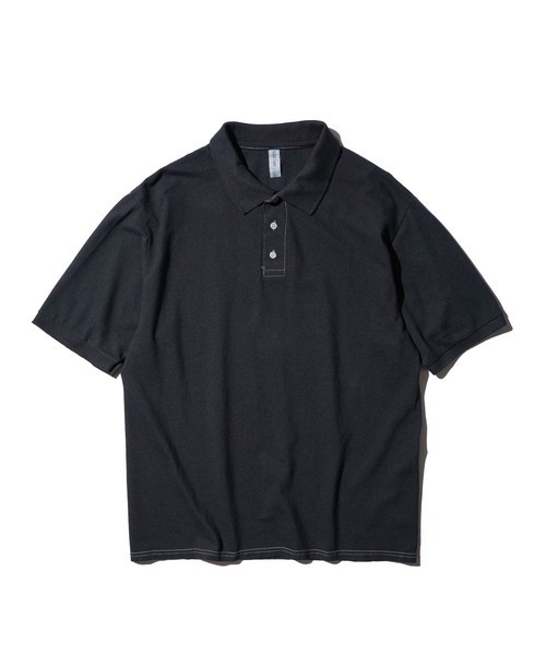 JERZEES(ジャージーズ)の「JERZEES / ジャージーズ OVER DYE 6.5OZ POLO SHIRTS オーバーダイ ポロシャツ(ポロシャツ・メンズ・パープル/ピンク/ブラック/ターコイズブルー・MEDIUM/LARGE/X-LARGE)」の2枚目の写真