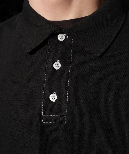 JERZEES(ジャージーズ)の「JERZEES / ジャージーズ OVER DYE 6.5OZ POLO SHIRTS オーバーダイ ポロシャツ(ポロシャツ・メンズ・パープル/ピンク/ブラック/ターコイズブルー・MEDIUM/LARGE/X-LARGE)」の8枚目の写真