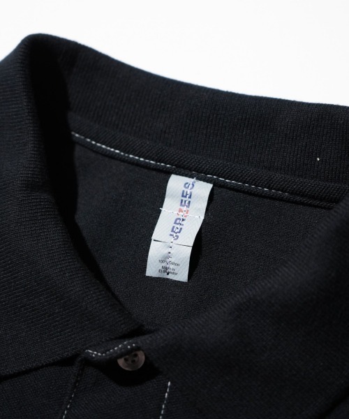 JERZEES(ジャージーズ)の「JERZEES / ジャージーズ OVER DYE 6.5OZ POLO SHIRTS オーバーダイ ポロシャツ(ポロシャツ・メンズ・パープル/ピンク/ブラック/ターコイズブルー・MEDIUM/LARGE/X-LARGE)」の10枚目の写真