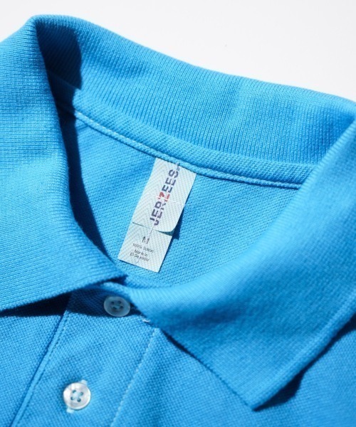 JERZEES(ジャージーズ)の「JERZEES / ジャージーズ OVER DYE 6.5OZ POLO SHIRTS オーバーダイ ポロシャツ(ポロシャツ・メンズ・パープル/ピンク/ブラック/ターコイズブルー・MEDIUM/LARGE/X-LARGE)」の15枚目の写真