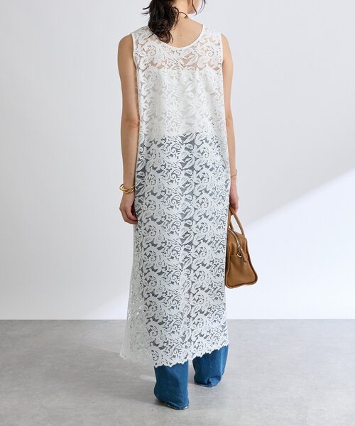 RIVE DROITE（リヴドロワ）の「【着映え/前後2WAY】レースリーンワンピース（ワンピース・レディース・ブラック/オフホワイト・FREE）」の14枚目の写真