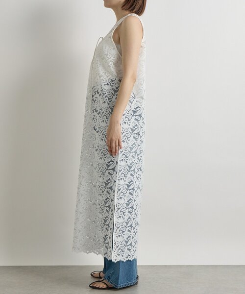 RIVE DROITE（リヴドロワ）の「【着映え/前後2WAY】レースリーンワンピース（ワンピース・レディース・ブラック/オフホワイト・FREE）」の20枚目の写真