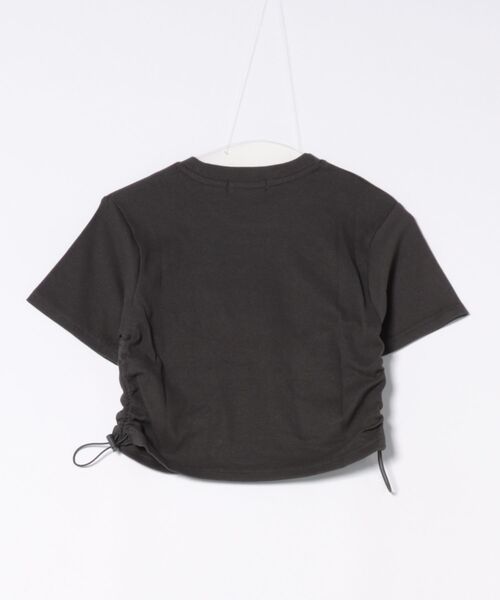 GORGE(ゴージ)の「《ドロスト×ロゴ刺繍》クロップドトップス/スポ映えデザイン(Tシャツ/カットソー・レディース・スミクロ/レッド/オフホワイト・F)」の16枚目の写真