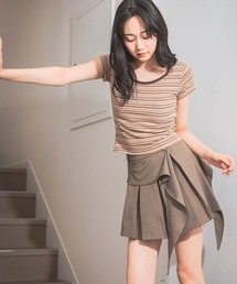 ALAND | 3.3 Field Trip／カスケードプリーツミニスカート(スカート)