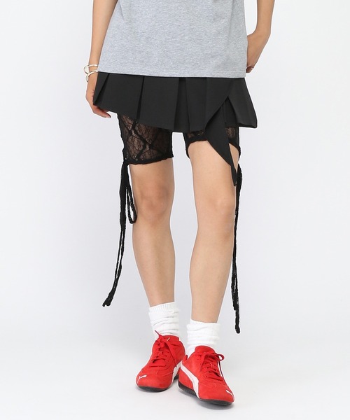 ALAND(エーランド)の「3.3 Field Trip/カスケードプリーツミニスカート(スカート・レディース・グレー/ブラック/ブラウン・FREE)」の22枚目の写真