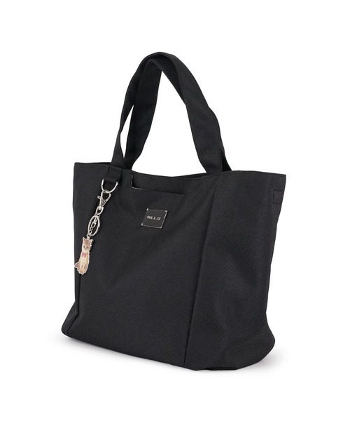 PAUL & JOE ACCESSOIRES(ポールアンドジョーアクセソワ)の「PAUL & JOE ACCESSOIRES (ポール&ジョーアクセソワ)トートバッグ PJA-B1326 カジュアル・プレートメタル(トートバッグ・レディース・ブラック・FREE)」の3枚目の写真
