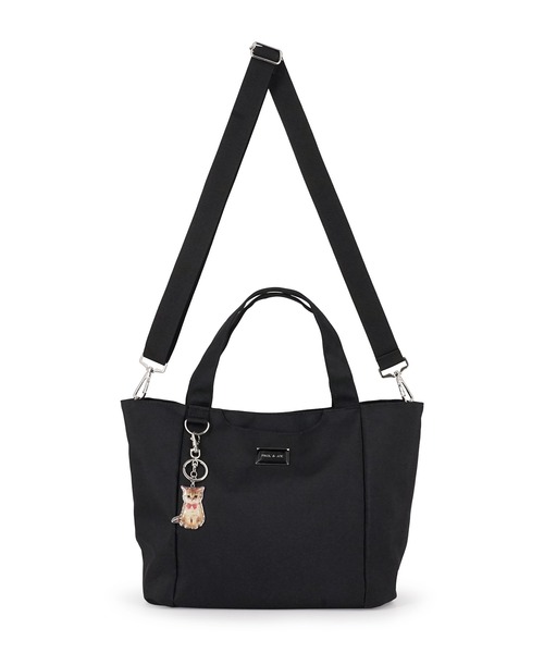 PAUL & JOE ACCESSOIRES(ポールアンドジョーアクセソワ)の「PAUL & JOE ACCESSOIRES (ポール&ジョーアクセソワ)トートバッグ PJA-B1326 カジュアル・プレートメタル(トートバッグ・レディース・ブラック・FREE)」の7枚目の写真