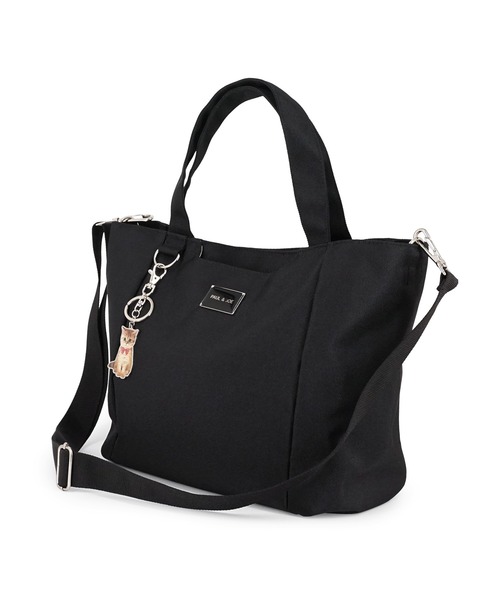 PAUL & JOE ACCESSOIRES(ポールアンドジョーアクセソワ)の「PAUL & JOE ACCESSOIRES (ポール&ジョーアクセソワ)トートバッグ PJA-B1326 カジュアル・プレートメタル(トートバッグ・レディース・ブラック・FREE)」の10枚目の写真