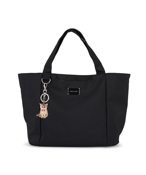PAUL & JOE ACCESSOIRES(ポールアンドジョーアクセソワ)の「PAUL & JOE ACCESSOIRES (ポール&ジョーアクセソワ)トートバッグ PJA-B1326 カジュアル・プレートメタル(トートバッグ・レディース・ブラック・FREE)」の2枚目の写真