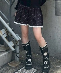 Candy Stripper | TINY DOT JERSEY スカート(スカート)