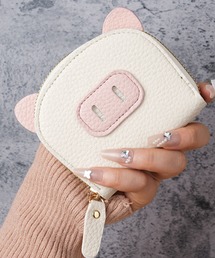 VIBGYOR（ヴィブジョー）の「FReePLACe/じゃばら式 ぶたさんデザインカードケース X12570（カードケース）」