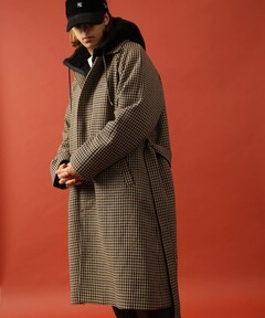 CHECKウールリバーコート（チェスターコート）｜ADAM ET ROPE