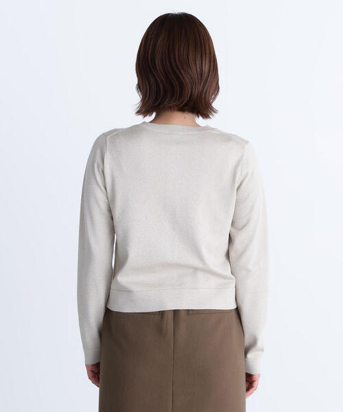 NATURAL BEAUTY BASIC(ナチュラルビューティーベーシック)の「◇ベーシッククルーネックアンサンブル(カーディガン/ボレロ・レディース・チャコールグレー/ベージュ/グリーン・FREE)」の22枚目の写真