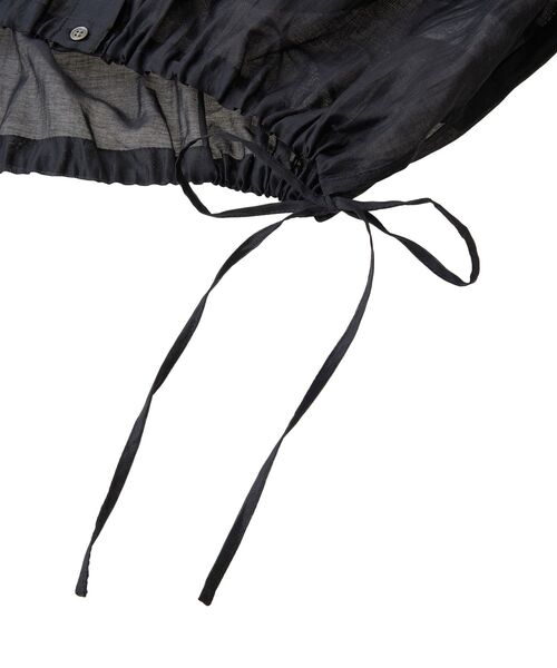 YECCA VECCA（イェッカヴェッカ）の「【2点SET】シアーシャツ×Aラインキャミワンピース（シャツワンピース・レディース・ブラック/ベージュ/パープル・FREE）」の15枚目の写真