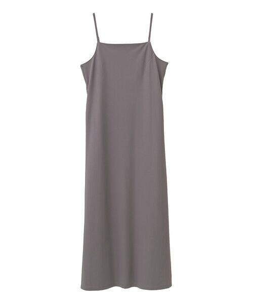 YECCA VECCA（イェッカヴェッカ）の「【2点SET】シアーシャツ×Aラインキャミワンピース（シャツワンピース・レディース・ブラック/ベージュ/パープル・FREE）」の13枚目の写真