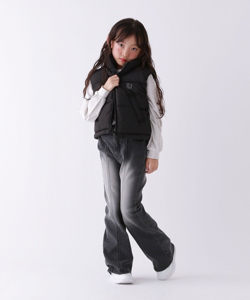 10C REPIPI（ジューシーレピピ）の「【10C REPIPI】デニムフレアパンツ（デニムパンツ・キッズ・ブルー系/ブラック系/ブルー系その他・120cm/130cm/110cm）」の4枚目の写真