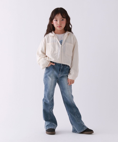 10C REPIPI（ジューシーレピピ）の「【10C REPIPI】デニムフレアパンツ（デニムパンツ・キッズ・ブルー系/ブラック系/ブルー系その他・120cm/130cm/110cm）」の7枚目の写真