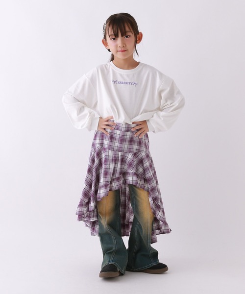 10C REPIPI（ジューシーレピピ）の「【10C REPIPI】デニムフレアパンツ（デニムパンツ・キッズ・ブルー系/ブラック系/ブルー系その他・120cm/130cm/110cm）」の10枚目の写真