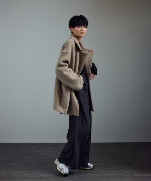 追加＞【WEB限定】MANTECOウールPコート（ピーコート）｜SALON adam et