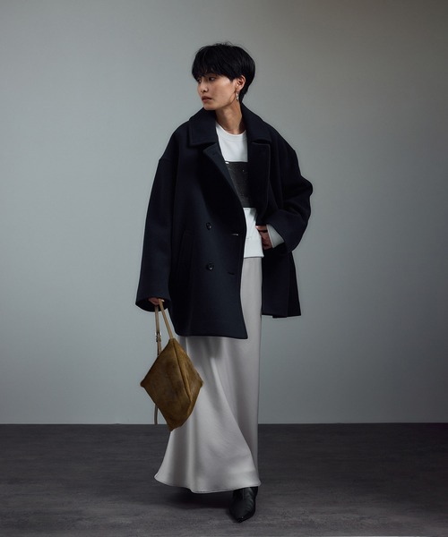 美品　アダム・エ・ロペ　MANTECO ウールコート　オーバーサイズ　ジャケット ADAM ET ROPÉ FEMME(アダム エ ロペ ファム) / 【サステナブル