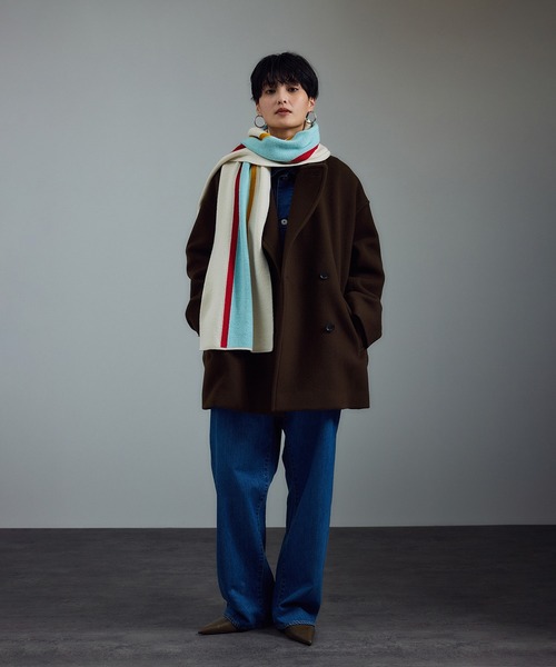 美品　アダム・エ・ロペ　MANTECO ウールコート　オーバーサイズ　ジャケット SALON adam et ropé(サロン アダム エ ロペ) / 【WEB限定