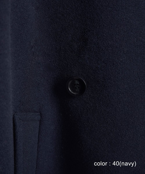 追加＞【WEB限定】MANTECOウールPコート（ピーコート）｜SALON adam et