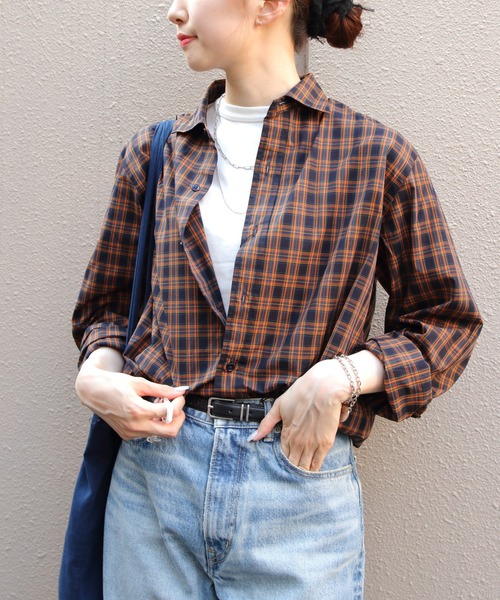 THE SHINZONE/シンゾーン ペックチェックシャツ PECK CHEKERD SHIRT
