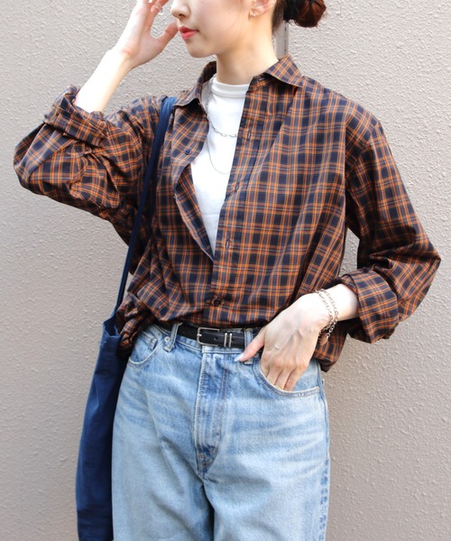 THE SHINZONE/シンゾーン ペックチェックシャツ PECK CHEKERD